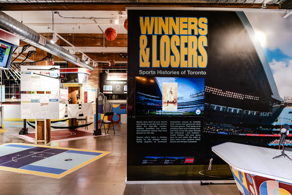 Winners & Losers exhibit.