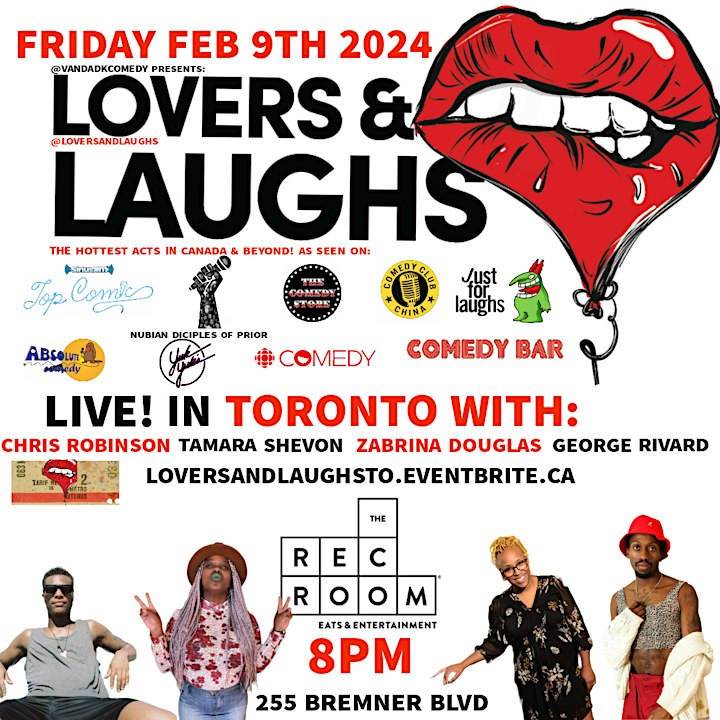Lovers & Laughs Toronto poster.