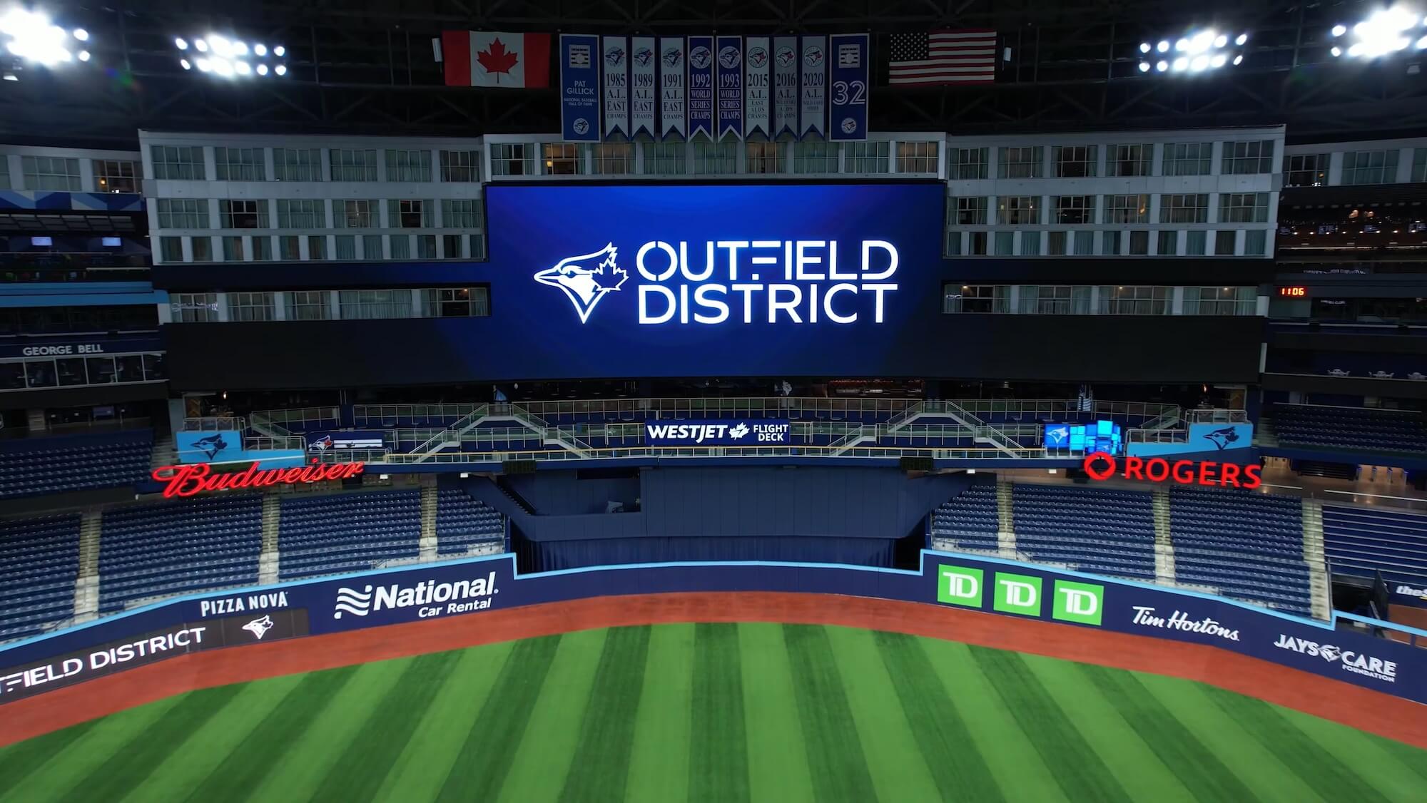 Outfield District at the Rogers Centre 
